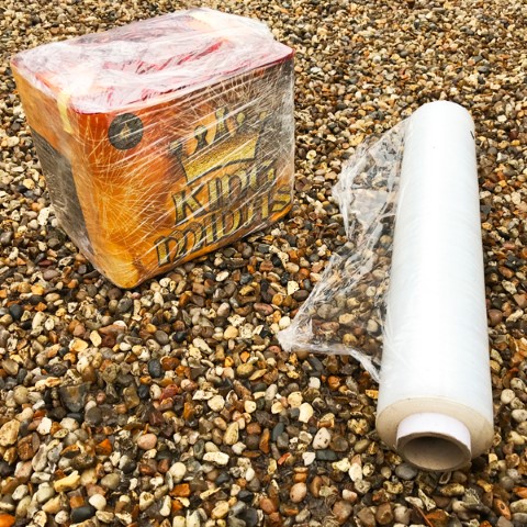 cling film can be used on most fireworks to great effect against weather proofing fireworks